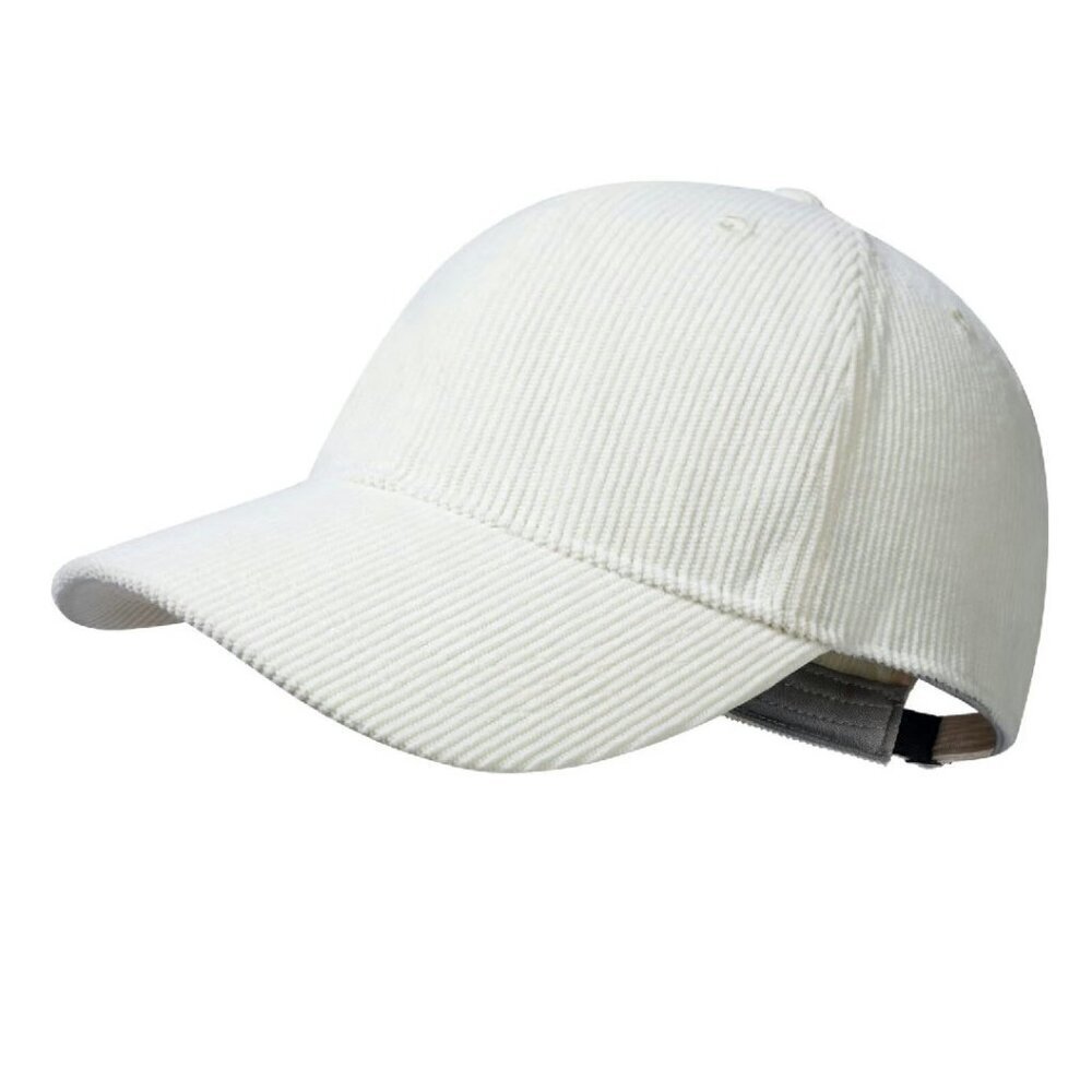Unisex Corduroy Baseball Cap Adjustable Metal Buckle Lightweight